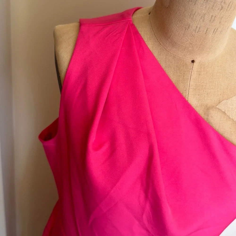 SAM EDELMAN One-Shoulder Satin Midi Dress - Picture 6 of 12
